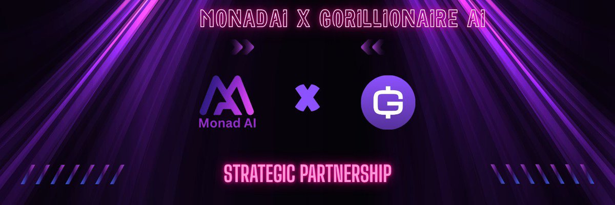 MonadAI_xyz's tweet image. 🤝 @MonadAI_xyz x @GorillionaireAI
Two AI-native ecosystems. One mission: to weaponize intelligence onchain.
From memecoins to AGI, we’re building where signal meets speculation.
Welcome to the jungle. 🦍🔮
#MonadAI #Gorillionaire #AIcrypto #OnchainAgents
