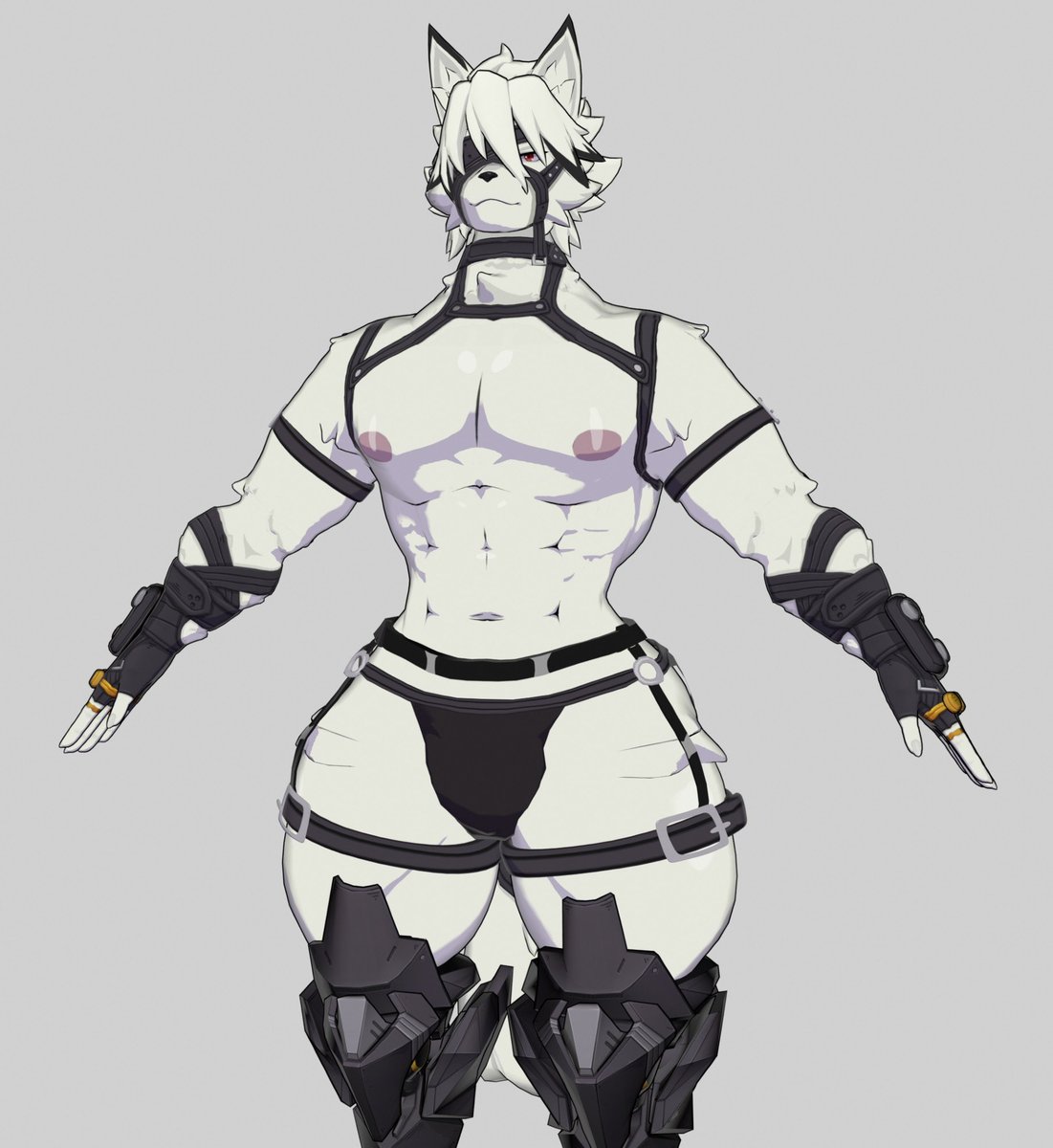 PalmTreeRothic's tweet image. The outfit you unlock after playing Lycaon for 300+ hours