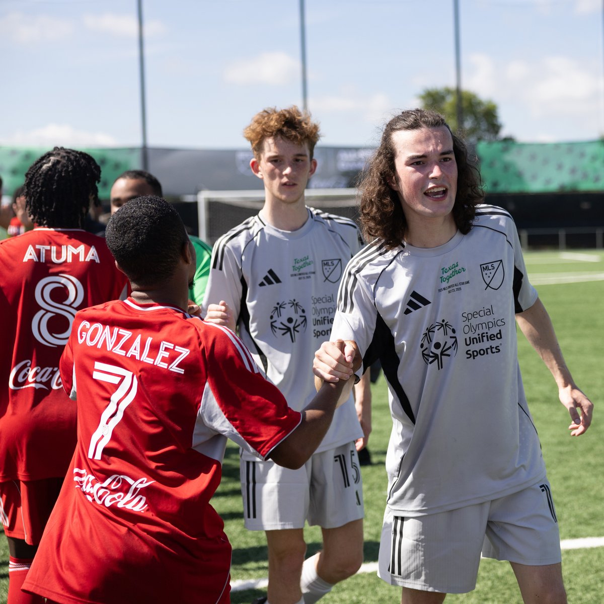 MLSWORKS (@mlsworks) on Twitter photo We had an amazing time at todayโs <a href="/SpecialOlympics/">Special Olympics</a> Unified Sports MLS All-Star Game pres. by <a href="/CocaCola/">Coca-Cola</a>.
After 90 minutes of end-to-end competition, the game resulted in a 4-4 draw. <a href="/MLS/">Major League Soccer</a> Greats <a href="/ChrisWondo/">Chris Wondolowski</a>, CJ Sapong, and Marco Etcheverry were honorary coaches for todayโs We had an amazing time at todayโs <a href="/SpecialOlympics/">Special Olympics</a> Unified Sports MLS All-Star Game pres. by <a href="/CocaCola/">Coca-Cola</a>.
After 90 minutes of end-to-end competition, the game resulted in a 4-4 draw. <a href="/MLS/">Major League Soccer</a> Greats <a href="/ChrisWondo/">Chris Wondolowski</a>, CJ Sapong, and Marco Etcheverry were honorary coaches for todayโs