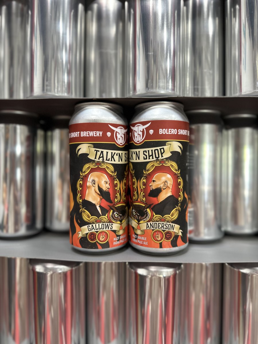 BoleroSnort's tweet image. COLLAB BREW with the TALK 'N SHOP BOYS!
@The_BigLG x @MachineGunKA
DOUBLE IPA for DOUBLE the GOOD BROTHER MAGIC.
#doubleipa #wrestling