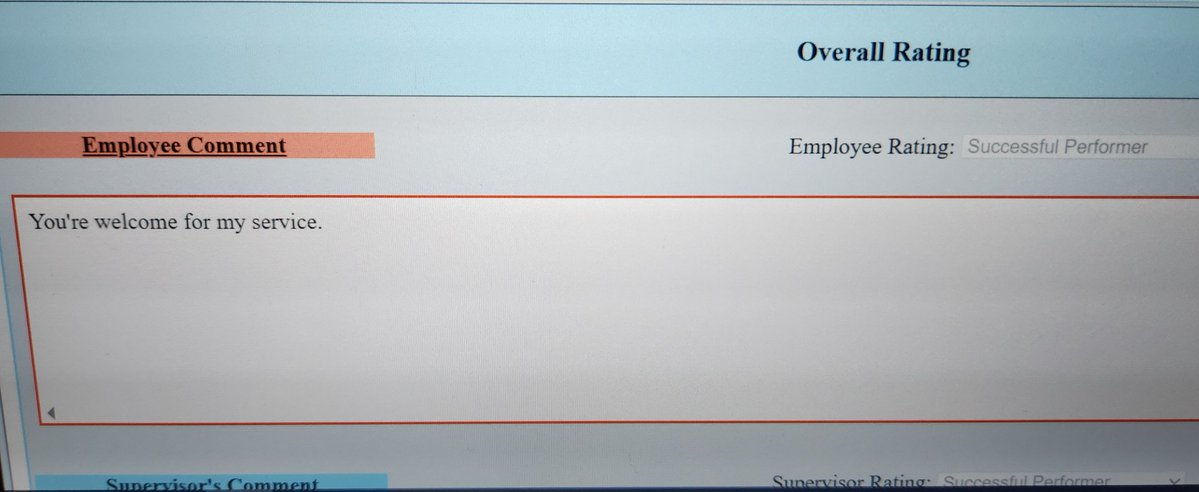 SemperWry's tweet image. It's that time of the year again: evaluations and self-assesments at work are due.