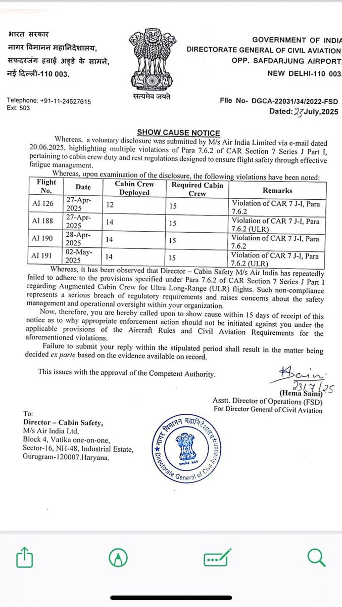 AeroAwcs's tweet image. This indicates that either the captains are not knowledgeable about the number of crew required or they are powerless.
The first one is highly unlikely.