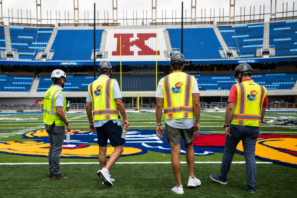 Leadership from the top. 

First steps on the new Kivisto Field.