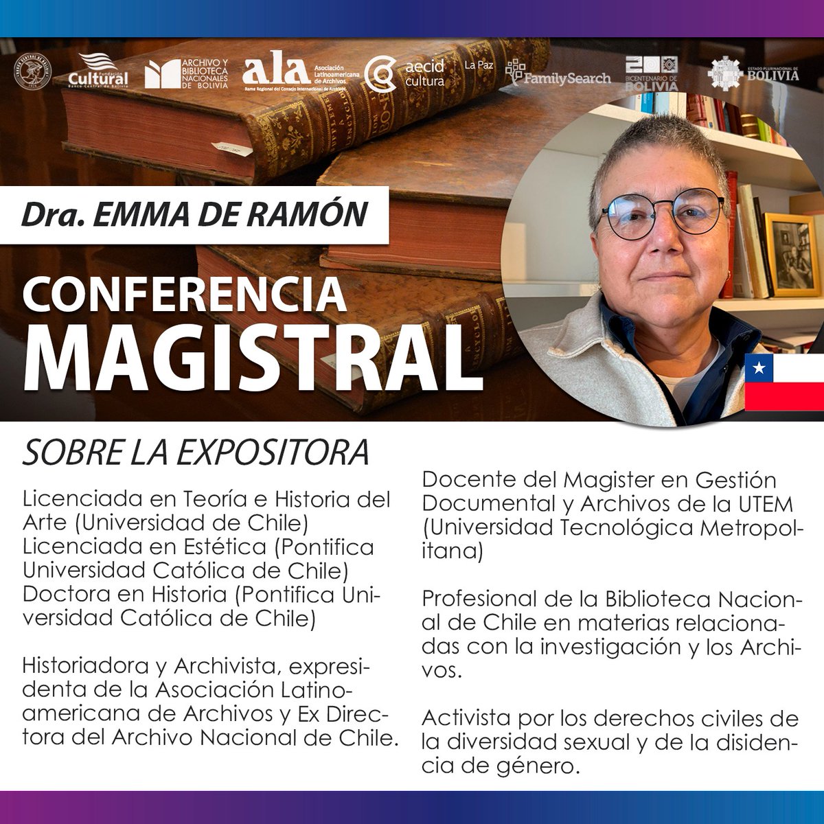 XV Congreso de Archivología del MERCOSUR (CAM-2025), que se celebrará en la ciudad de La Paz, Bolivia, del 17 al 19 de septiembre de 2025.

documentosdigitais.blogspot.com