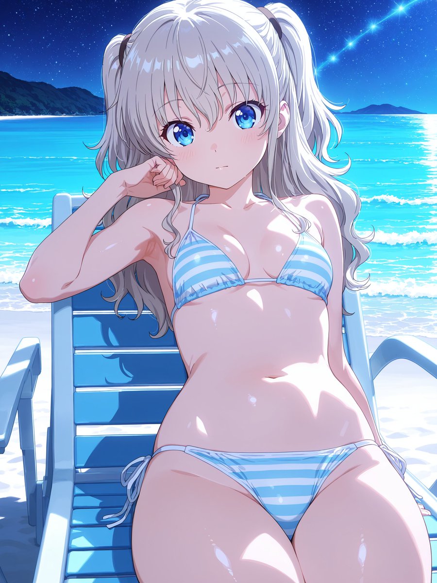 Charlotte 友利奈緒 animax cafe Charlotte/友利奈緒 おやすみなさい💤 #AIイラスト︎