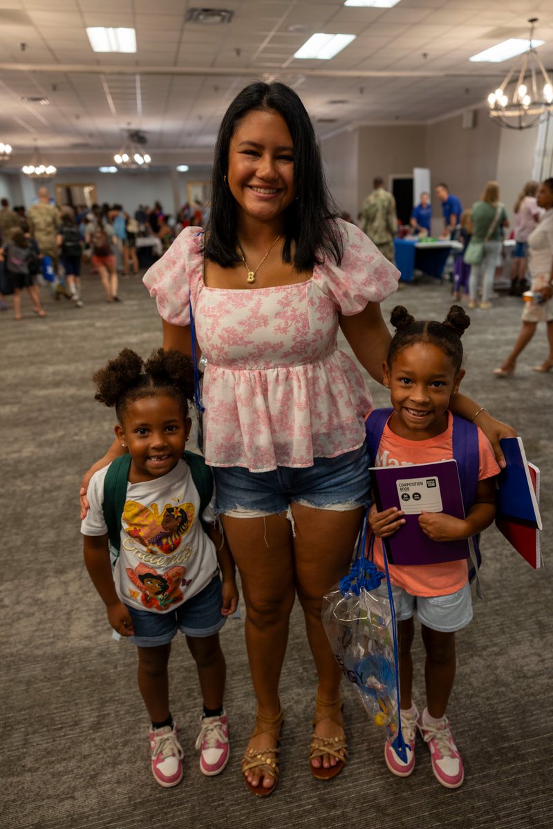 Hundreds of Sumter military kids are heading back to school with much needed supplies, thanks to the Back-to-School Jamboree hosted by the 20th Force Support Squadron. From bookbags to pencils and notebooks, these kids are set up for success! SAFE was proud to sponsor and give