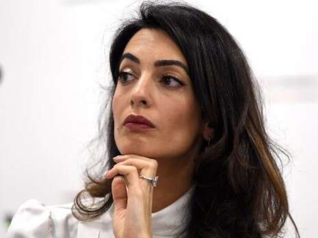 claudeposternak's tweet image. Amal Clooney, superstar des droits de l'homme sélectifs, est fière d'être druze. On pourrait penser que lorsque son peuple est victime d'un nettoyage ethnique elle soit au premier plan.
Mais non. Silence total.
No Jews No news.
#SavetheSyrianDruze
@thevoicetruth1