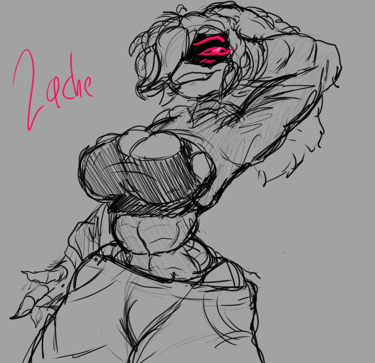 TofuDoesArt's tweet image. Drew @/MariGold_Rosi 's OC, Lache since I felt like it