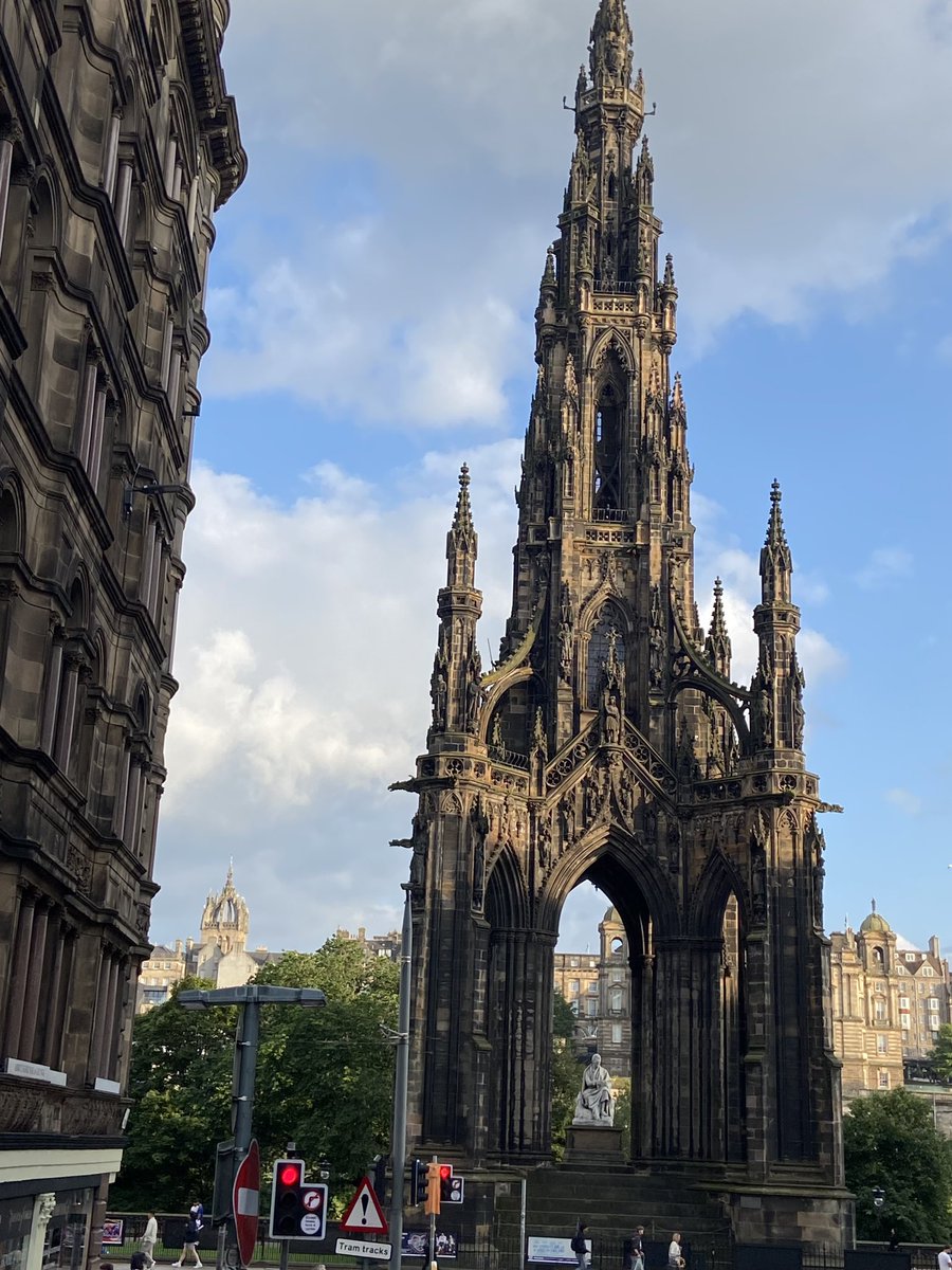 The Scott Monument, 8pm…