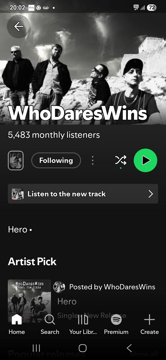 DoctorZee8's tweet image. The UK fans are lighting up Spotify....
We're gonna thank you all at Glastonbury '26!
Check out our killer debut single... click the link.....
Don't forget to DANCE,
LIKE, SHARE, COMMENT & SUBSCRIBE!!!
open.spotify.com/album/003gEF41…
