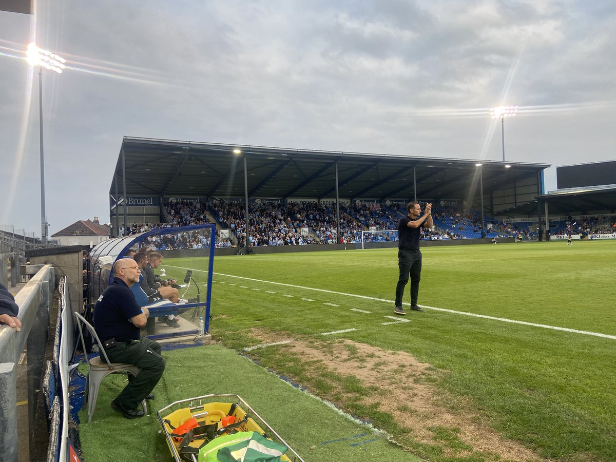 RobStewart_'s tweet image. Fantastic show of pre-season support for Frank Lampard’s @Coventry_City team here at The Mem @Official_BRFC (via @FBAwayDays)