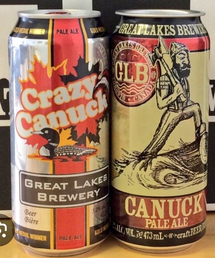 Don Redmond (@beerstoredude) on Twitter photo JUST A CANUCK PALE ALE KIND OF DAY! Man, she's some steamy out dere, b'y. Not sure why I'm talking east coast? Crazy from the heat? But remember when <a href="/GreatLakesBeer/">Great Lakes Brewery π¨π¦</a> used to call this Ontario OG beauty, Crazy Canuck? Busiest label ever until lumberjack Gordie Levesque came along. JUST A CANUCK PALE ALE KIND OF DAY! Man, she's some steamy out dere, b'y. Not sure why I'm talking east coast? Crazy from the heat? But remember when <a href="/GreatLakesBeer/">Great Lakes Brewery π¨π¦</a> used to call this Ontario OG beauty, Crazy Canuck? Busiest label ever until lumberjack Gordie Levesque came along.