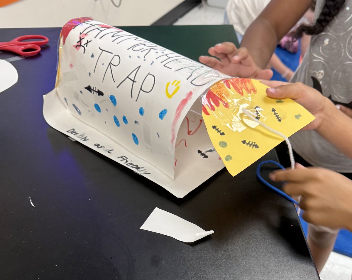Jessica Estlow (@jesestlow) on Twitter photo 🌊 Did you know about the amazing Shark Lady, Eugenie Clark? We had a blast learning about her work and creating our own shark traps <a href="/brigschools/">Brigantine Schools</a> STEAM Camp! 🦈. .
#STEAMcamp #SharkWeek 🌊 Did you know about the amazing Shark Lady, Eugenie Clark? We had a blast learning about her work and creating our own shark traps <a href="/brigschools/">Brigantine Schools</a> STEAM Camp! 🦈. .
#STEAMcamp #SharkWeek