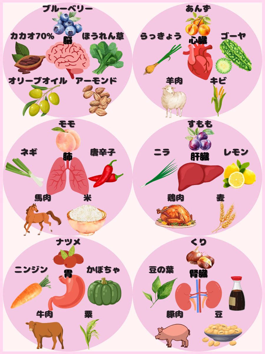 syuton28's tweet image. 6臓に効く食べ物↓