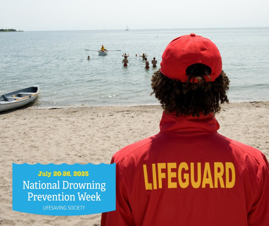 Only 1% of fatal drownings take place in lifeguard-supervised settings. This summer, be sure to only swim where the lifeguards can see you. #SaferTogether #NDPW2025