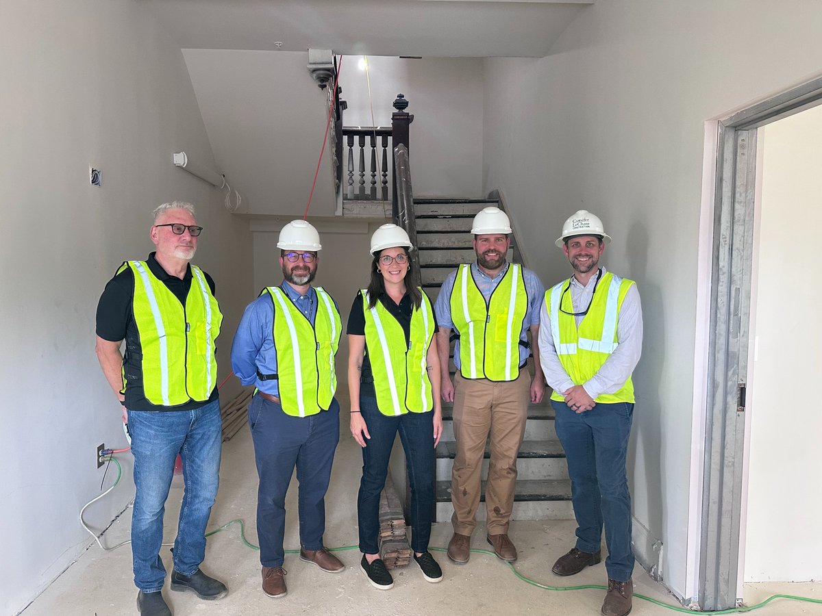 FredCountyExec's tweet image. I put on my hard hat and toured the Overlook East apartments housing project, set to be completed in 2025. Overlook East features 2 newly constructed buildings along with a renovation of a city-designated historic building! I continue to work towards County investment in housing!