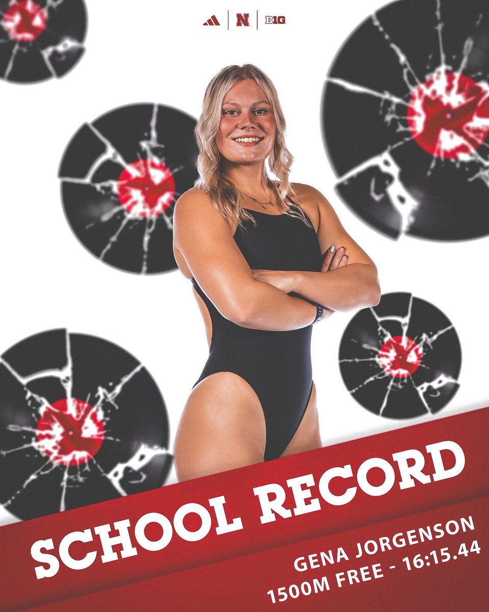 HuskerSwimNDive's tweet image. Cementing their names in the record books 📝
Beatrix and Gena both break their own school records with their amazing swims yesterday, congratulations girls!
#GBR