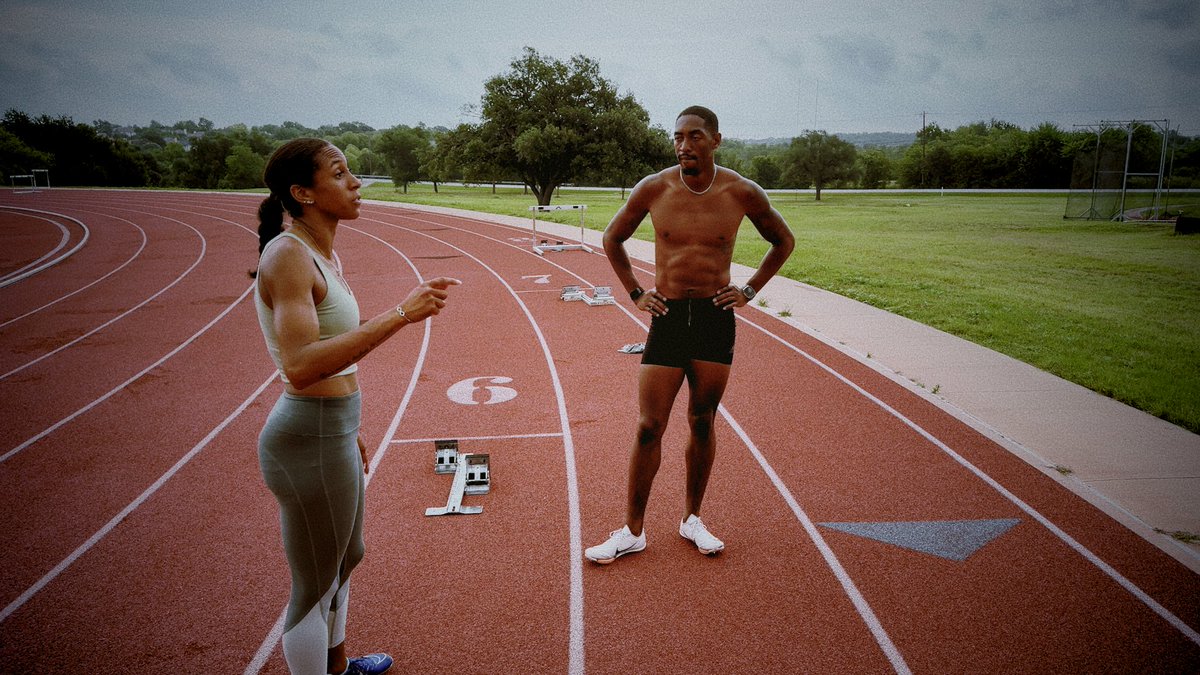 trackallaccess's tweet image. After a hiatus for U.S. Air Force service, Amere Lattin gets in a workout on just his 60th day back training.
The Workout:
2x200m hurdles (1 min rest)
15 min recovery
2x200m hurdles (1 min rest)