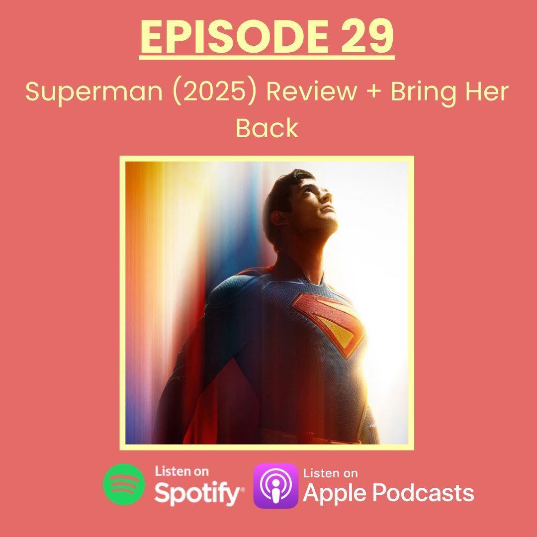 thelngpod's tweet photo. 🎙️ NEW EPISODE!
We’re talking James Gunn’s Superman 🦸‍♂️ and the chilling new horror Bring Her Back.

🎧 Listen on Spotify &amp; Apple Podcasts
📺 Watch on YouTube
🔗 Link in below thread

#Superman #BringHerBack #MoviePodcast #FilmTwitter https://t.co/07bY8KYsNX
