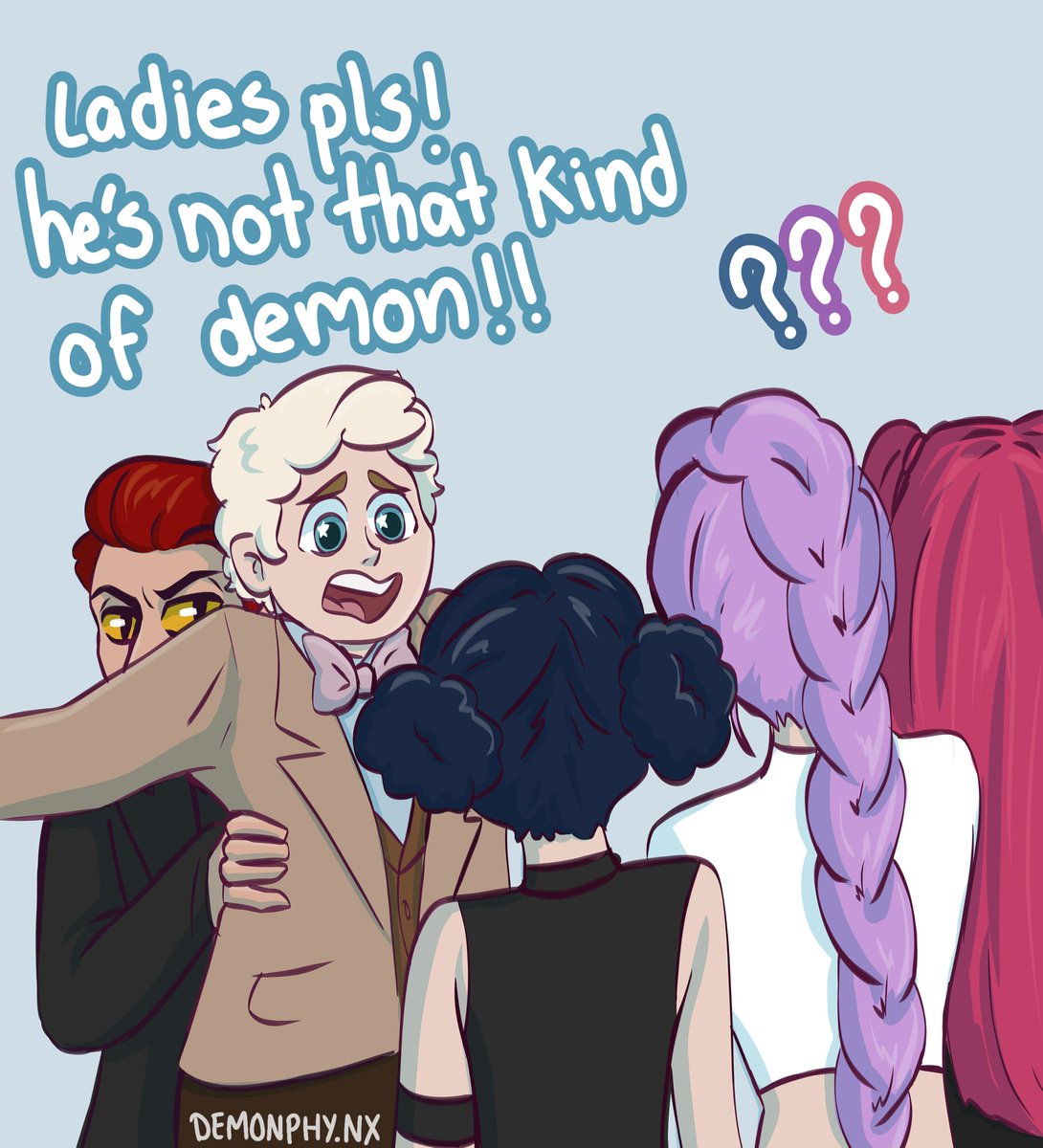 Demonphy_nx's tweet image. Silly drawing 🤭
#goodomens #KPOPDEMONHUNTERS #aziracrow