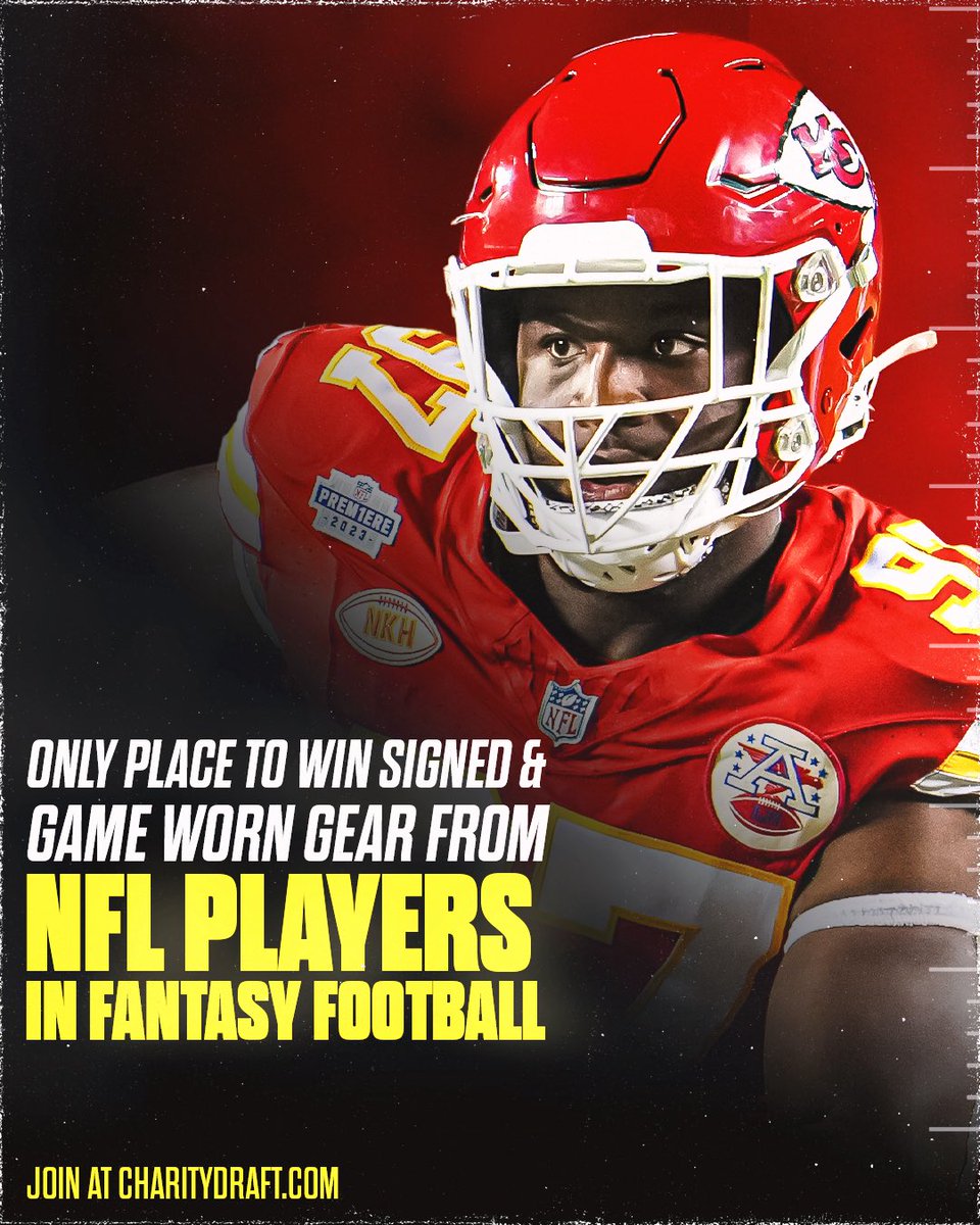 AE30Foundation's tweet image. Play Fantasy Football. Compete for game worn gear, signed memorabilia, event tickets, and more from 20+ NFL players & legends. All profits go to Charity. 🏈
@fanudike
REGISTER NOW at CharityDraft.com
📸: @justgiodesigns