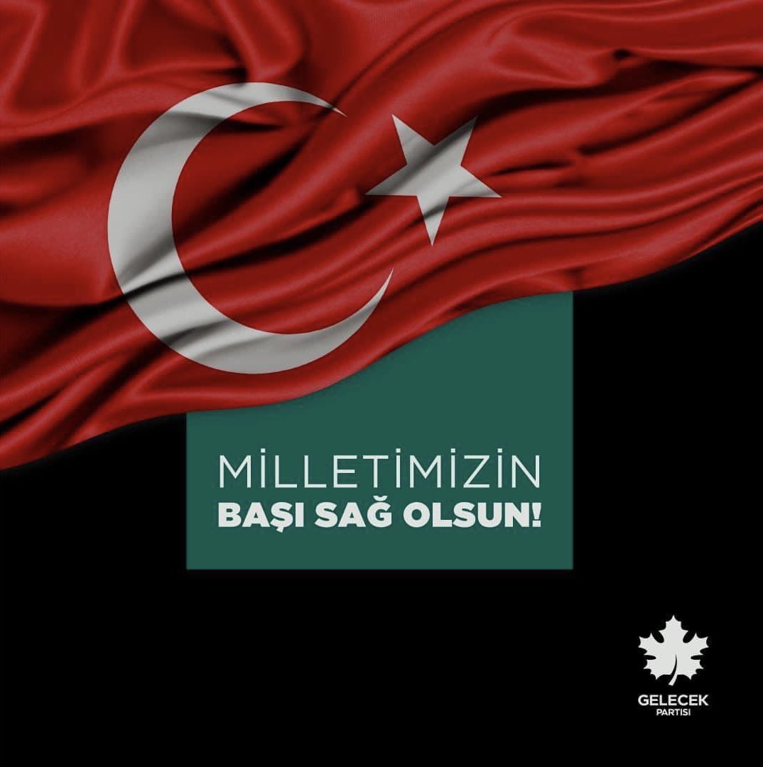 Mustafa Yeşilyurt (@yesilyurt_) on Twitter photo Eskişehir’de çıkan orman yangınında şehit düşen 11 orman emekçimize Allah’tan rahmet, ailelerine ve milletimize sabır diliyorum.
<a href="/GelecekPartiTR/">Gelecek Partisi</a> <a href="/Ahmet_Davutoglu/">Ahmet Davutoğlu</a> Eskişehir’de çıkan orman yangınında şehit düşen 11 orman emekçimize Allah’tan rahmet, ailelerine ve milletimize sabır diliyorum.
<a href="/GelecekPartiTR/">Gelecek Partisi</a> <a href="/Ahmet_Davutoglu/">Ahmet Davutoğlu</a>
