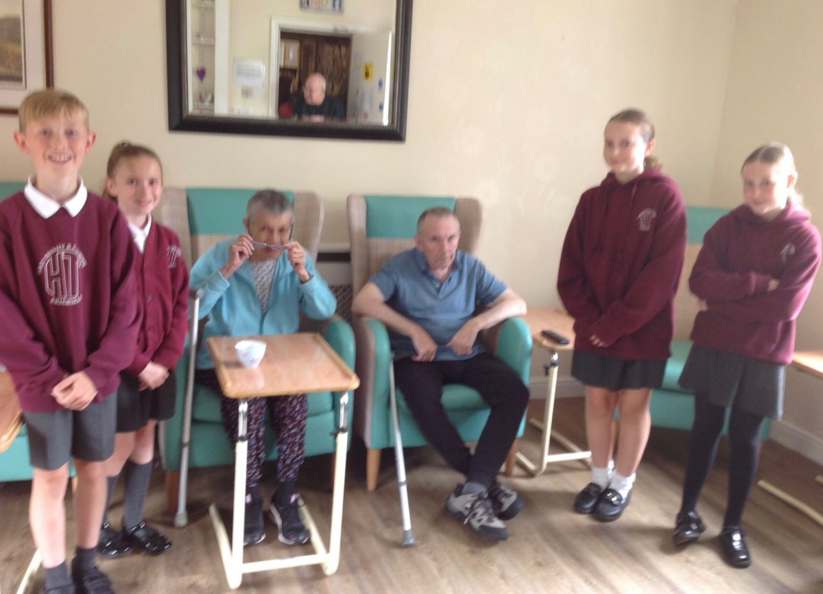 Holytrinityrc (@holytrinityrc) on Twitter photo Some of our Pupil Chaplains visited the residents at Victoria House, our local residential home today.
They brought them flowers from our morning Leavers' Mass and brightened their day by singing some songs from our recent school production <a href="/RomeroCAT1/">Romero CAT</a> Some of our Pupil Chaplains visited the residents at Victoria House, our local residential home today.
They brought them flowers from our morning Leavers' Mass and brightened their day by singing some songs from our recent school production <a href="/RomeroCAT1/">Romero CAT</a>