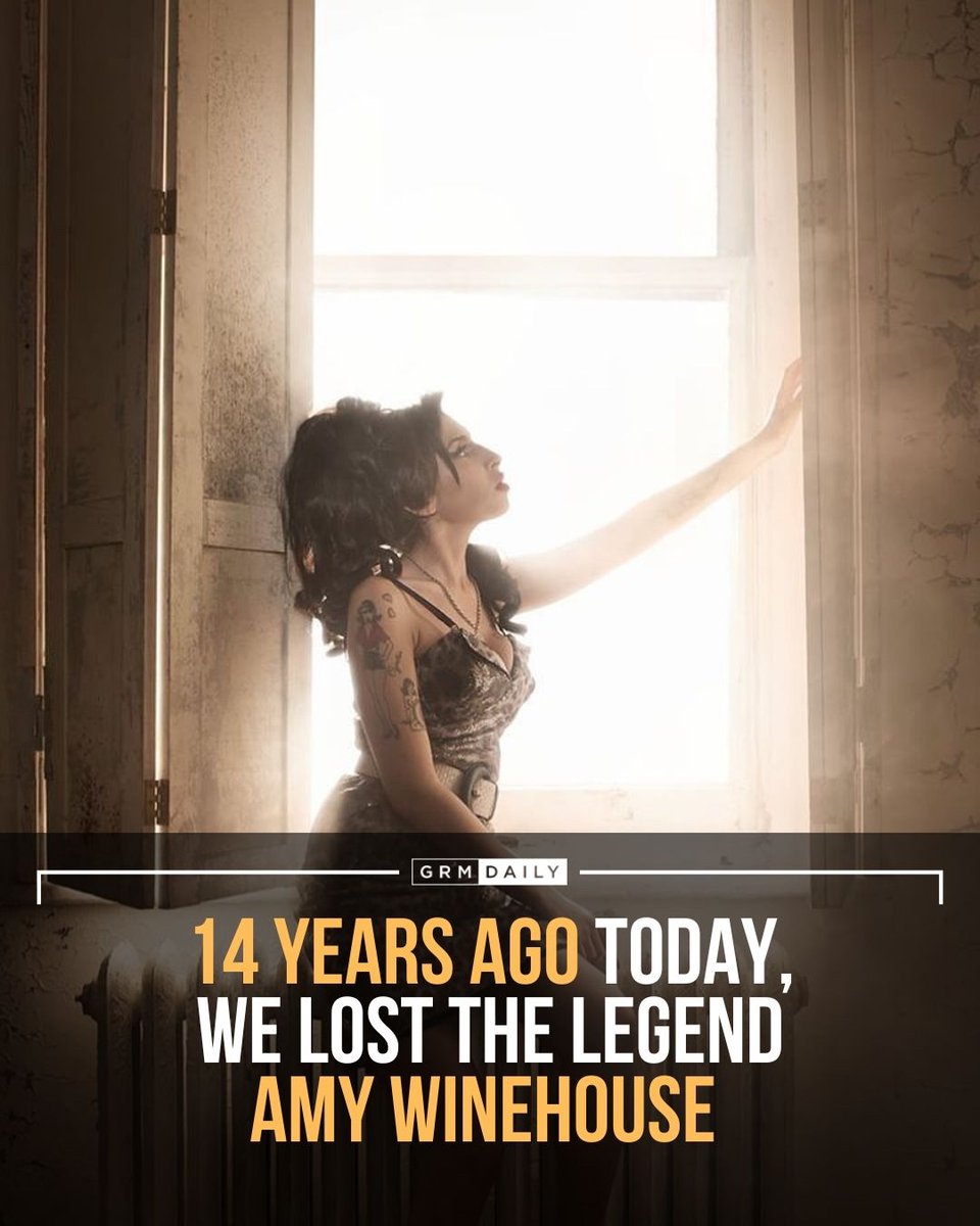 GRMDAILY's tweet image. Today marks 14 years since the world lost the incomparable Amy Winehouse. Her voice remains unforgettable, her music timeless, and her legacy undeniable.

Rest in peace, Amy🕊️