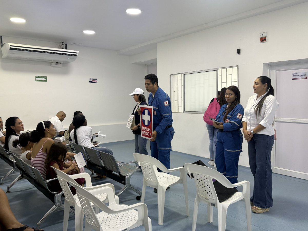 Hoy culminamos la 2da Ruta de emblematización de la Misión Médica en Manzanillo, Tierra Baja, La Boquilla, La Esperanza y Canapote.

Con <a href="/AlcaldiaCTG/">Alcaldía de Cartagena</a> , <a href="/DadisCartagena/">Dadis Cartagena</a> y <a href="/CruzRojaBolivar/">CruzRojaBolívar</a> trabajamos por una atención digna ¡La misión médica salva vidas!
#CartagenaCiudadDeDerechos