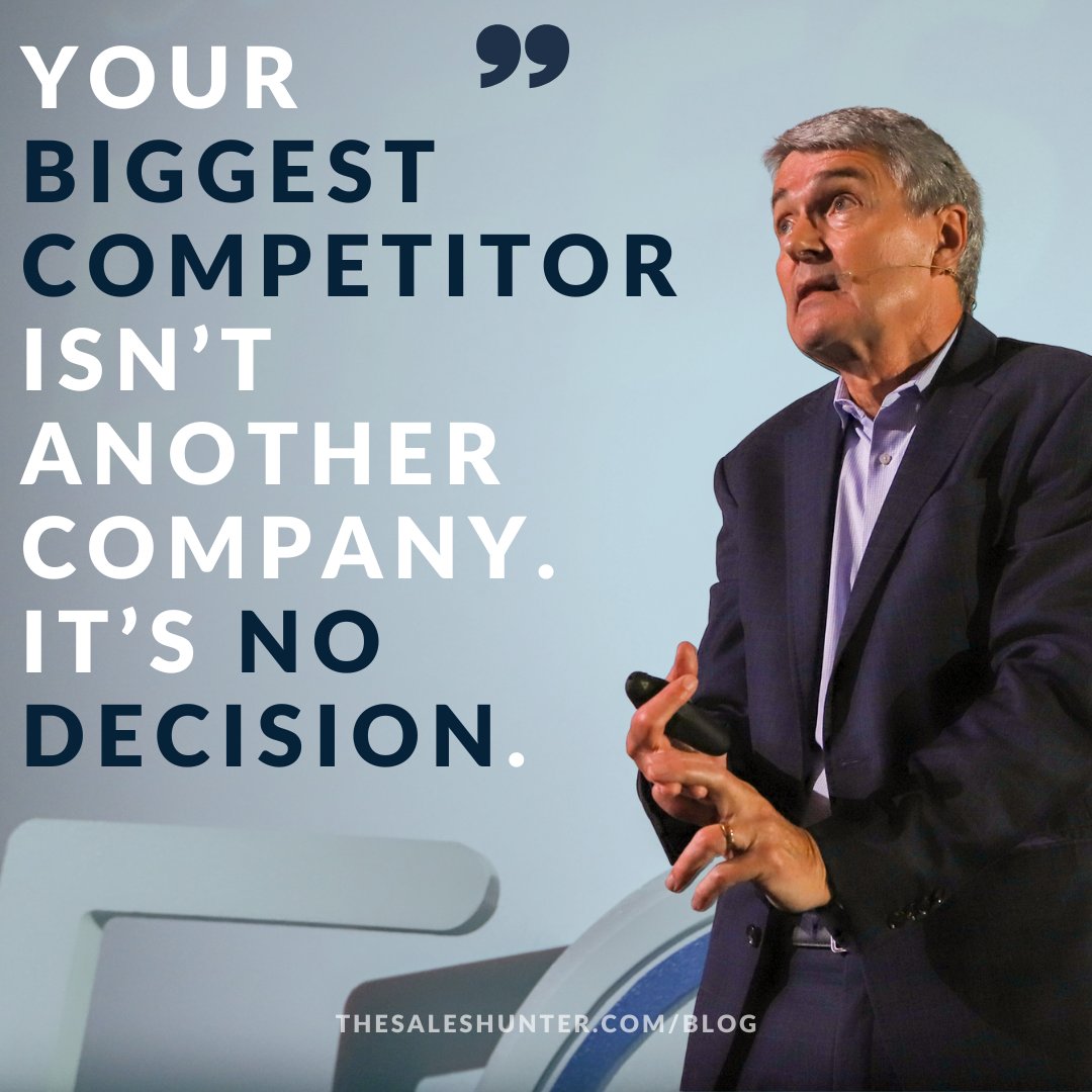 Sales leaders challenge the comfort zone. That’s what gets deals done. #SalesLeadership #TheSalesHunter #B2BSales