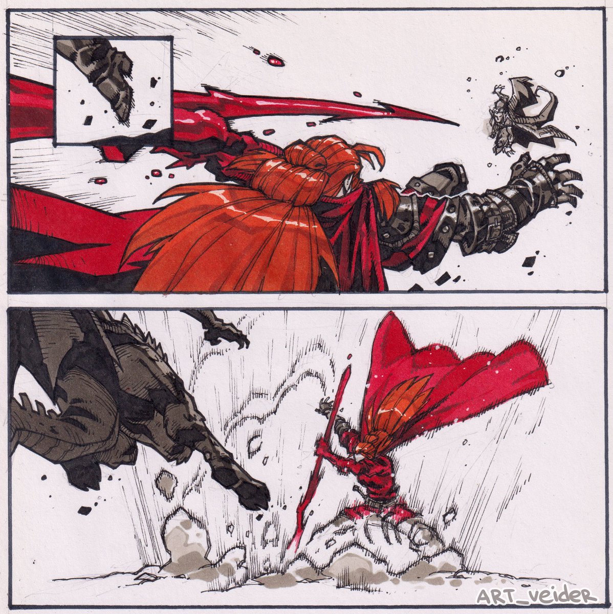 artveider's tweet image. Panny Flame & Morrigan Crow page 15 #art #draw #comics #characterdesign #draw #fantasy #sketch