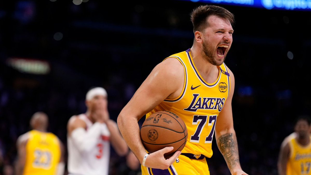 LakersDailyCom's tweet image. "I would say if you're a Laker fan, you shouldn't have any worry about Luka coming to some sort of an extension or agreement"
-- @mcten on Luka's future with the Lakers 🔥