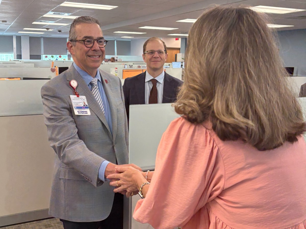 SBM_EVP's tweet image. It was a pleasure to visit the #StonyBrook Administrative Services team last week. As a former president of SBCM, I’ve seen firsthand the incredible work ethic, creativity, and dedication this group brings to everything they do. Thank you for having me! #WeAreStonyBrookMedicine