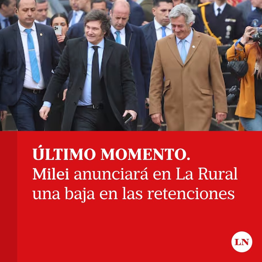 RAMIROMARRA's tweet image. SE VIENE EL BOOM DEL CAMPO ARGENTINO 🇦🇷
La baja de retenciones es una medida CLAVE para liberar el potencial del agro, impulsar la producción y generar más trabajo y exportaciones.
