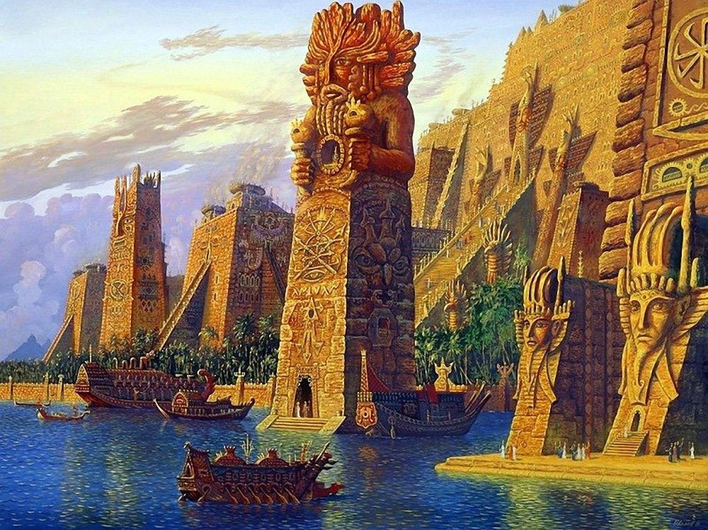 cartographer_s's tweet image. At the Harbor of the Golden Age - Vsevolod Ivanov