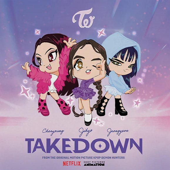 JihyoUnion's tweet image. TAKEDOWN (JEONGYEON, JIHYO, CHAEYOUNG) has now spent 30 days on the Worldwide iTunes Song Chart
#TWICE #JIHYO
#KPOPDEMONHUNTERS
#TAKEDOWN