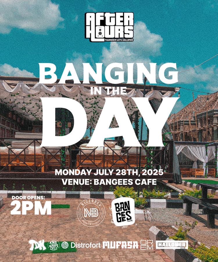 The good news is there’s a rave party on Monday 2pm <a href="/bangees/">USMAN ADAM</a> cafe😭

And the good news is I can finally perform the AFROHOUSE crate I’ve been hoarding😭🫶🏾🔥
