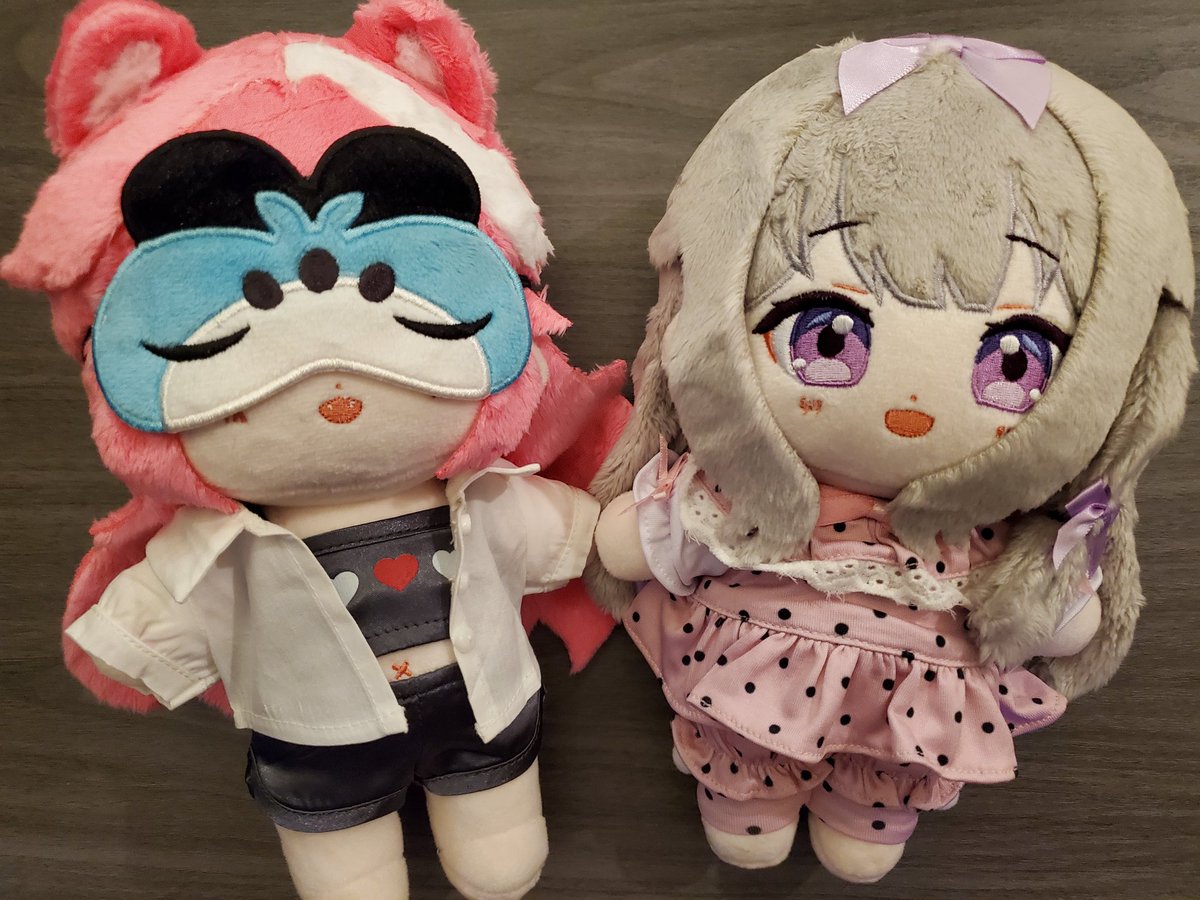 AComfyPanda's tweet image. Maximum cuteness has arrived! Adorable Raora and Biboo plushies from @hitsukuya! I love them both sooo much! #RaorArt #bijouwled