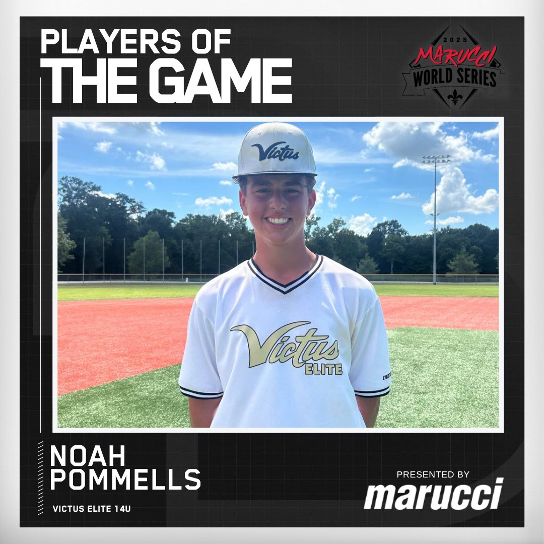 2DsportsLA's tweet image. ⭐️Player of the Game⭐️
Noah Pommells
Victus Elite 14u
#MWS25
@maruccisports