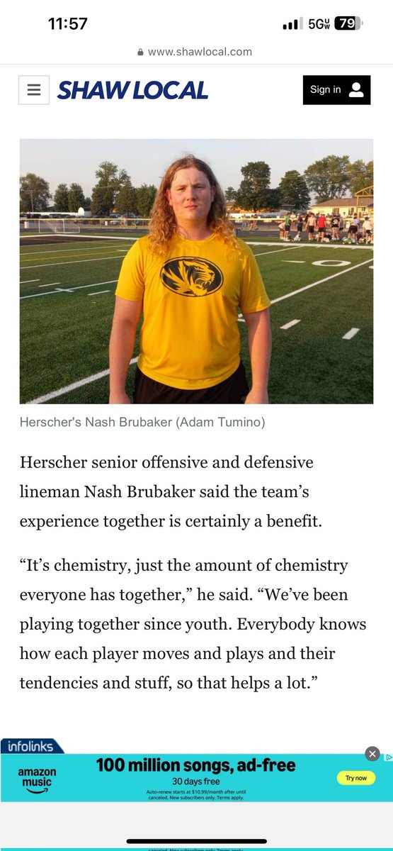 Nash Brubaker (@nash_brubaker25) on Twitter photo Ready to get back on the field for my final HS season
#AGTG
<a href="/CoachNank/">Pete Nank</a>
<a href="/HSFBamerica/">High School Football America</a>
<a href="/PrepRedzoneIL/">Prep Redzone Illinois</a>
<a href="/DaBestScout/">Alfred J.J. Hollis</a> Ready to get back on the field for my final HS season
#AGTG
<a href="/CoachNank/">Pete Nank</a>
<a href="/HSFBamerica/">High School Football America</a>
<a href="/PrepRedzoneIL/">Prep Redzone Illinois</a>
<a href="/DaBestScout/">Alfred J.J. Hollis</a>