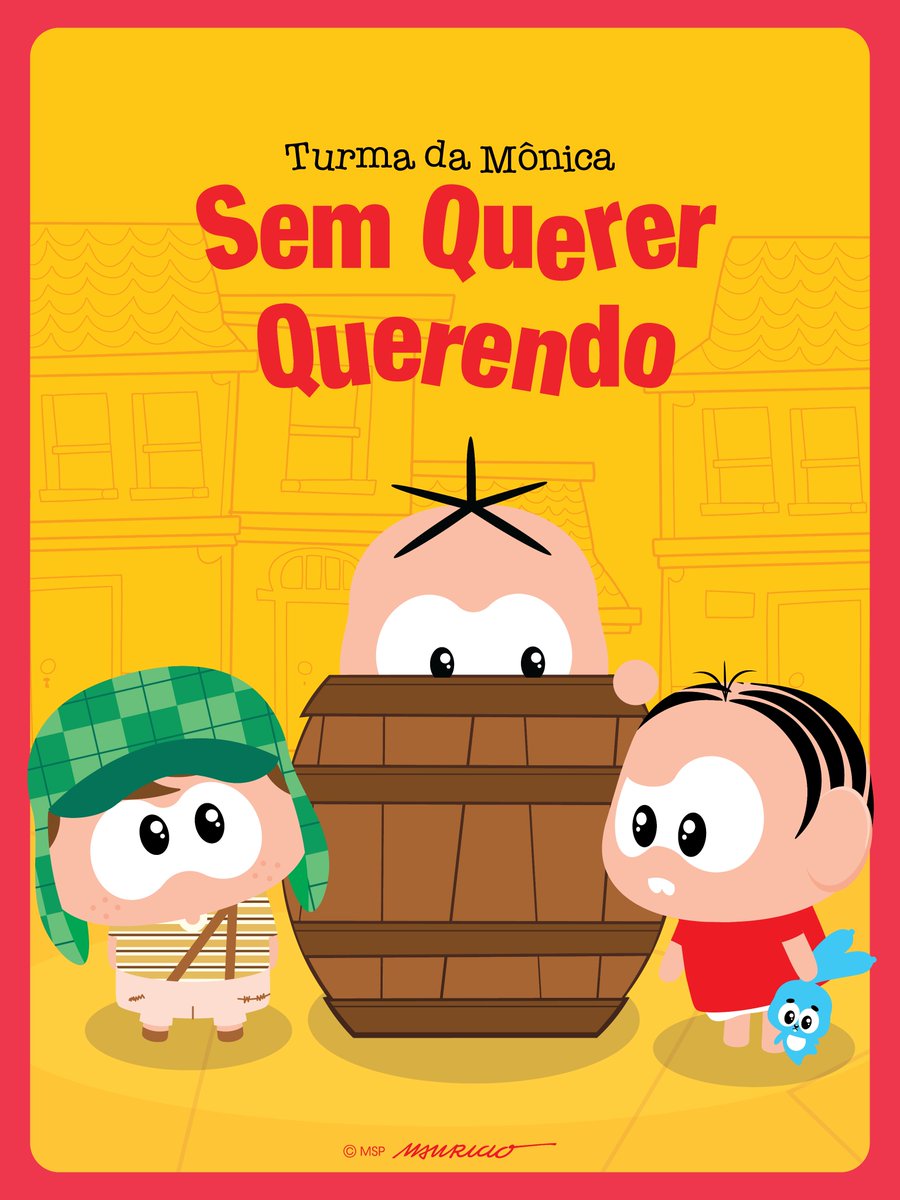 TurmadaMonica's tweet image. Tinha que ser o Ch… ops, o Cebolinha! 😂 Turma da Mônica e a Vila, confusão em dobro! #Chaves #Chespirito