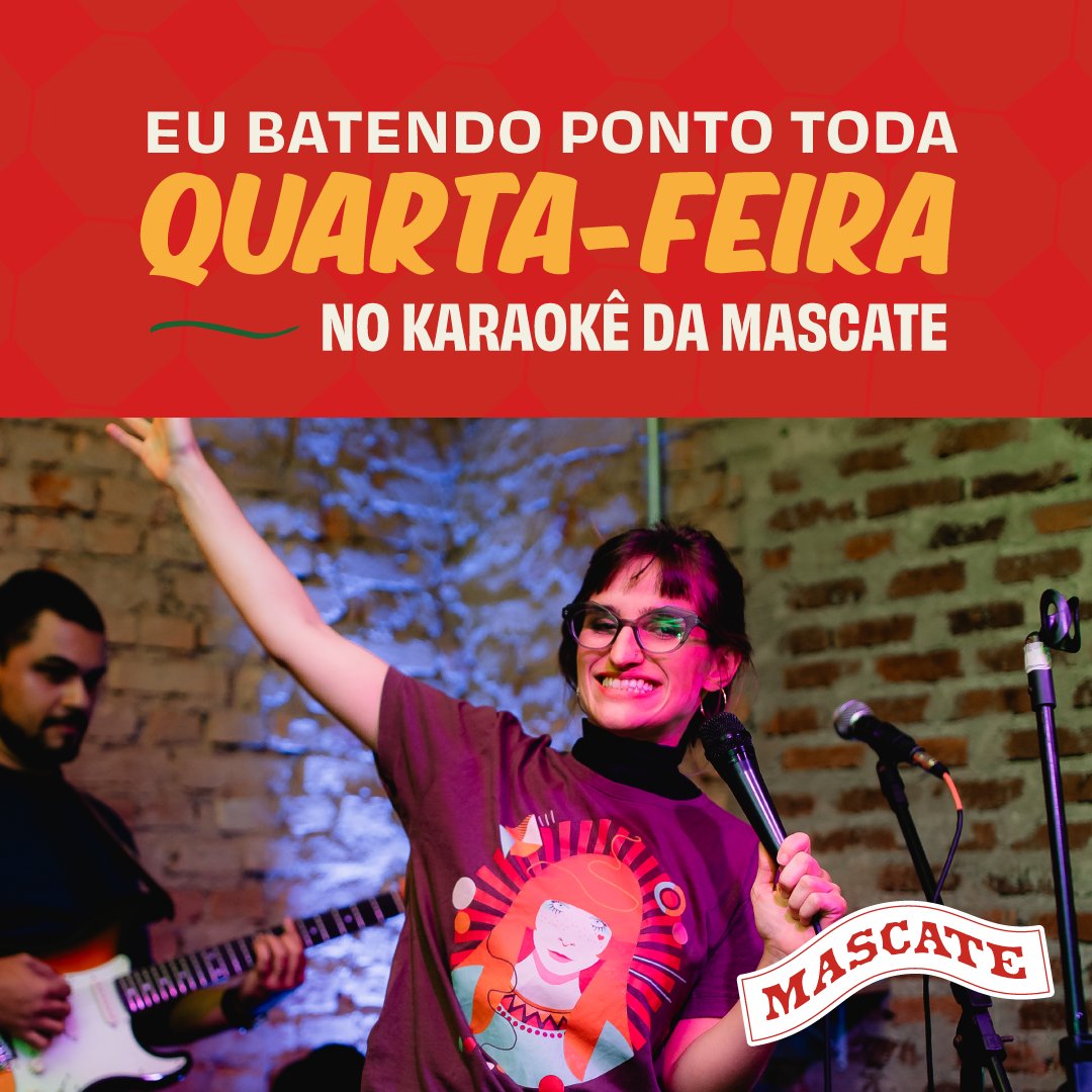 Já virou rotina: quarta-feira tenho um encontro marcado com o karaokê com banda na Mascate Floresta.
📍Mascate Floresta: Av. do Contorno, 1790 - Floresta