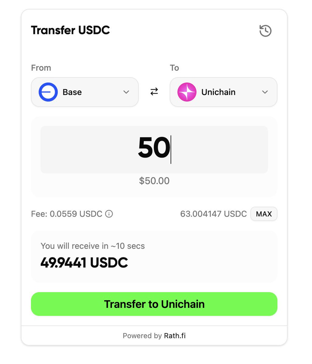 0xaniketsharma's tweet image. Most people haven’t heard of @CctpExchange yet.

It’s the fastest and cheapest way to transfer @USDC  with CCTP V2 period

silently powered by @rathfinance