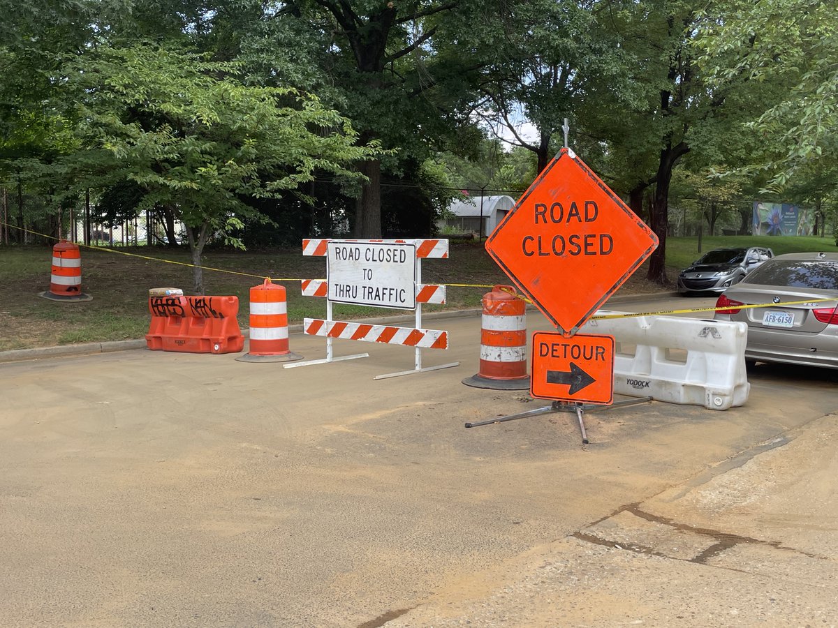 IMPORTANT UPDATE: Regarding our last post, the main parking lot at #KenilworthAquaticGardens will be closed for the next 30 days or more. Visitors should enter the park on Douglass St &amp; Anacostia Ave at the green ranger tent. Street parking only available. See photos below: