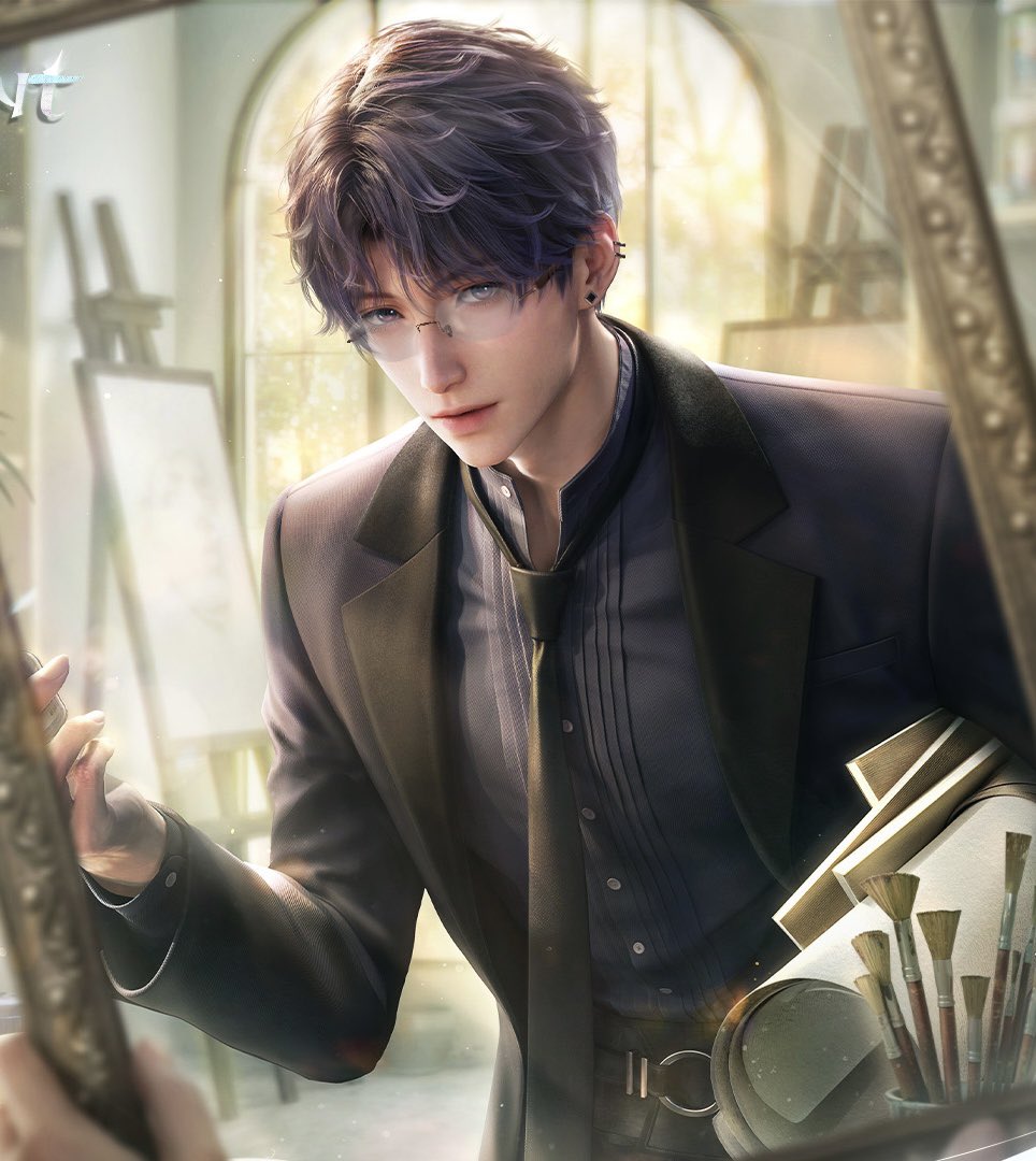 kkirose_'s tweet image. i did something. let’s ignore my editing skills for a minute and appreciate how good professor rafayel looks.