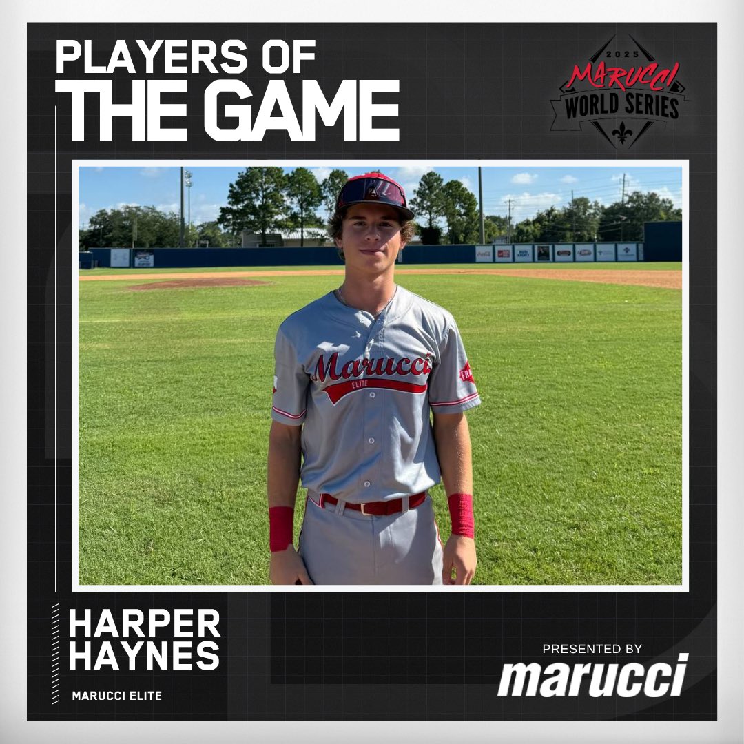 2DsportsLA's tweet image. ⭐️Player of the Game⭐️
Harper Haynes (@Harperhaynes24)
Marucci Elite
#MWS25
@maruccisports
