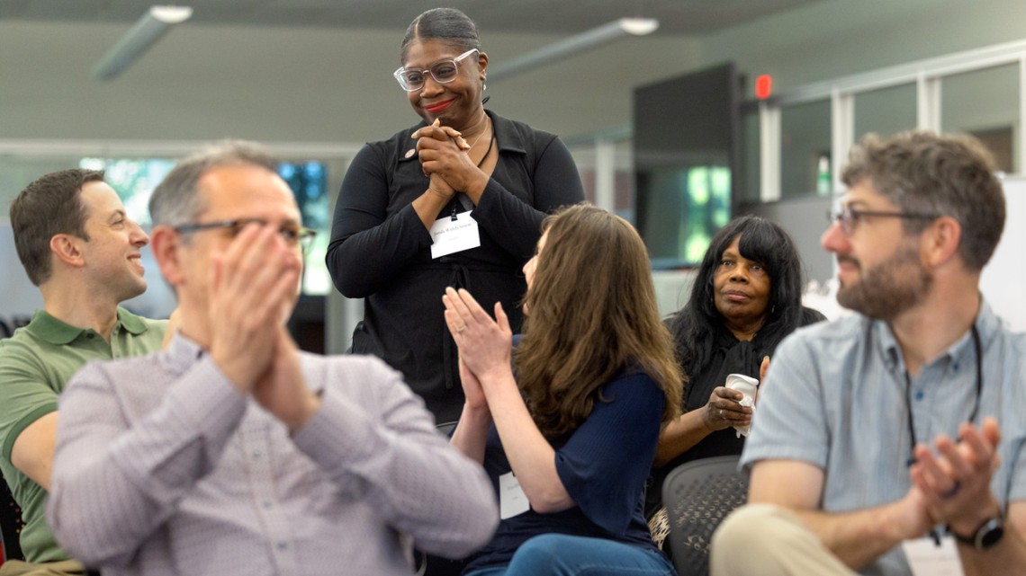CornellCHE's tweet image. Last month, Cornell celebrated its 2025 staff graduates - individuals who balanced work, life and study in pursuit of personal and professional growth.
Among them is our very own Jamila Walida Simon from @CornellBCTR, who earned a doctorate in global development!