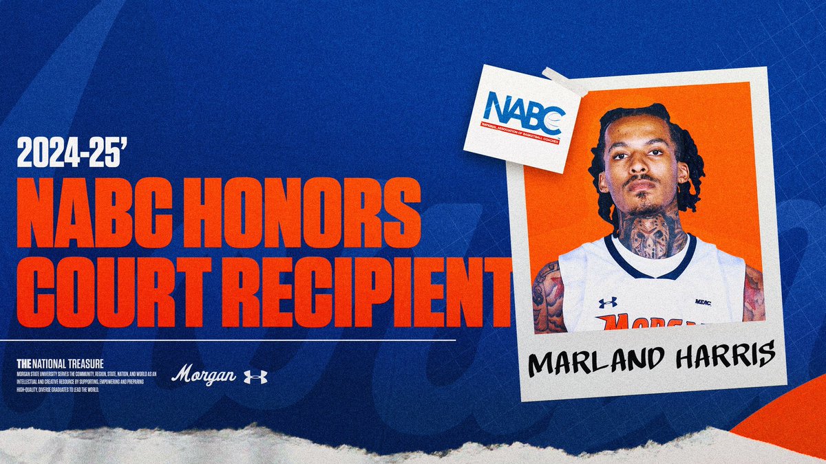 MorganStBears's tweet image. 🐻🏀📚Harris Named to NABC Honors Court
📝 shorturl.at/0lZrt
@NABC1927
@MEACSports | @UnderArmour
#GoBears🔷🔶