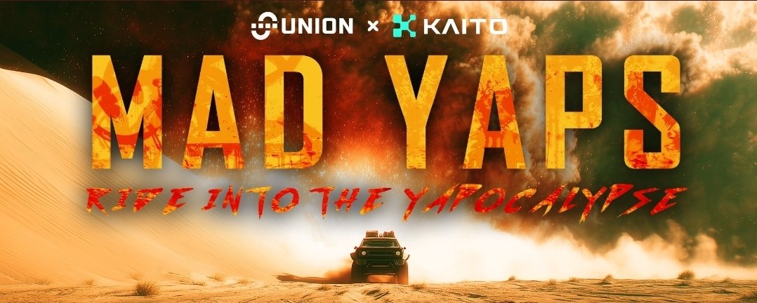 Jephtarpounds's tweet image. Here's what you need to know about the @union_build latest announcement
Union x Kaito: Mad Yaps is live!
1% of $UNION supply is going for early yappers & Kaito community
0.75% for Mad Yaps (Season 0 + 1), 0.25% for Kaito stakers & NFT holders
Season 1 is open NOW → this is…