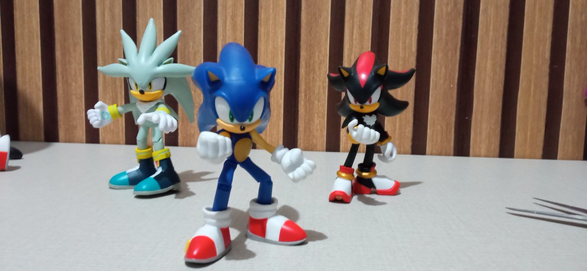 o_thiagorp's tweet image. Novos integrantes da coleção 

Silver e Espio
